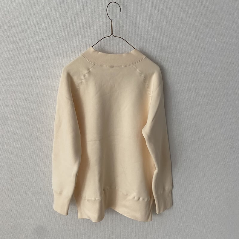 最終値【極美品】atelier naruse 裏毛コットンモックネックスウェット