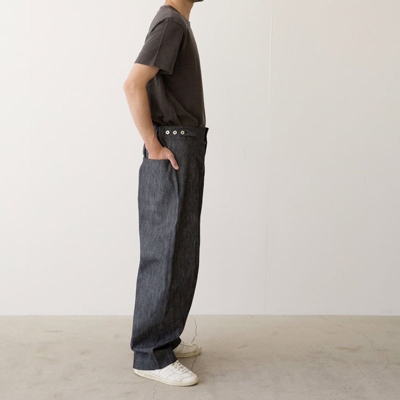 miho umezawa PLANE WEAVE DENIM unisex cocoon pa