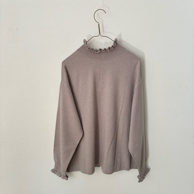 Hands of creation super merino ポイントフリル2wayカーディ
