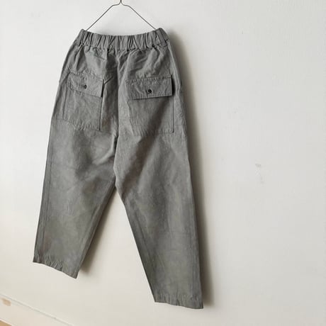 Hands of creation コットンリネン リバーシブルカルゼファナージュ ワークパンツ