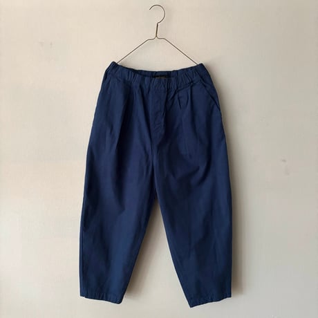 Hands of creation Organic Cotton 20/-Slub Serge イージーオーバルパンツ