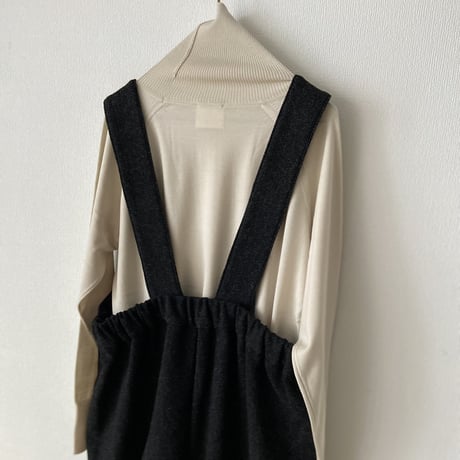 UNIVERSAL TISSU  オリジナルウールヘリンボン サロペット