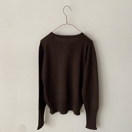 homspun 梳毛カーディガン