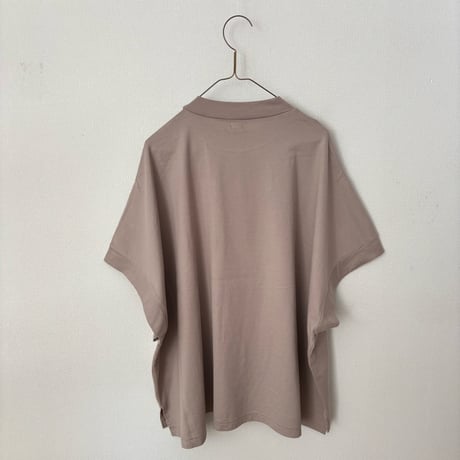 TISSU  クラッシック天竺 モックネックドルマンTシャツ