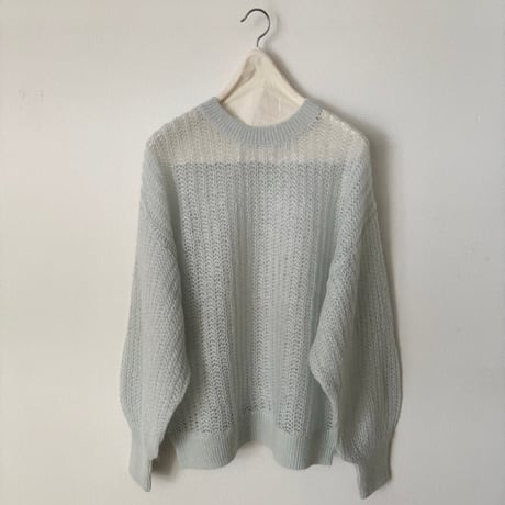 yuni wool Mohair Nylon loose プルオーバー