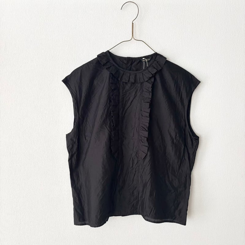 オールドマンズテーラー PLANE SILK PLEATS ARRANGEMENT BL
