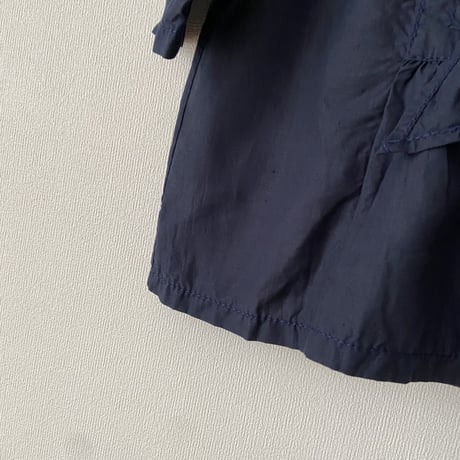 homspun  リネンバイオ フロントギャザー6分袖ブラウスジャケット