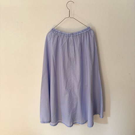 homspun  80/1 無地ラップフレアスカート