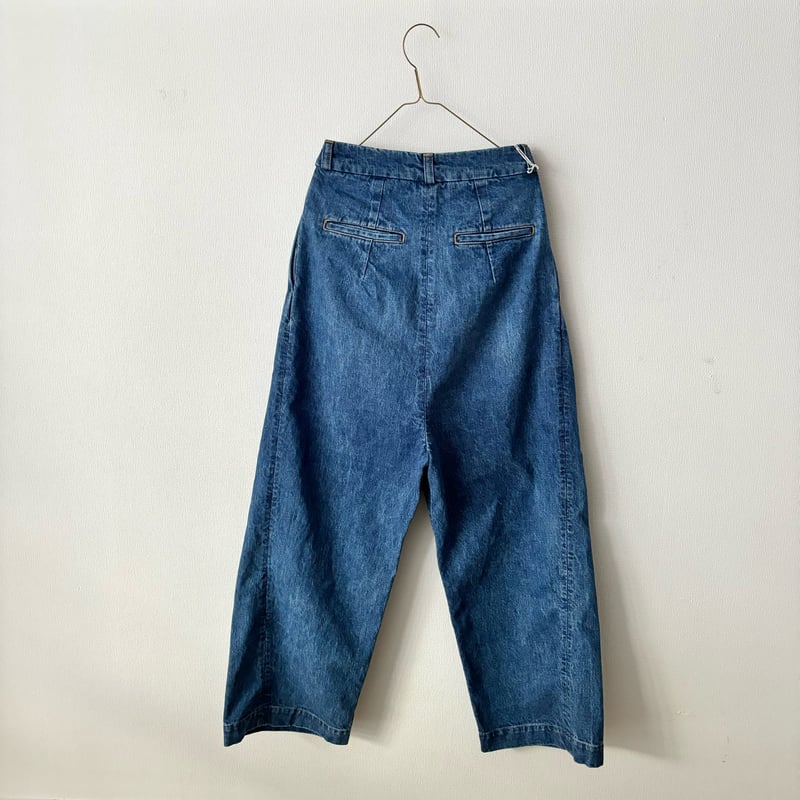 オールドマンズテーラー TUCK DENIM WIDE PANTS (VINTAGE LIK オールドマンズテーラー TUCK DENIM WIDE PANTS (VINTAGE LIK