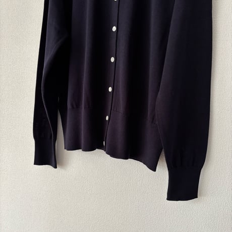 homspun ソフトコンパクトヤーン クルーネックカーディガン