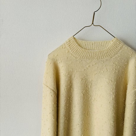 homspun  ウールノットヤーン プルオーバー