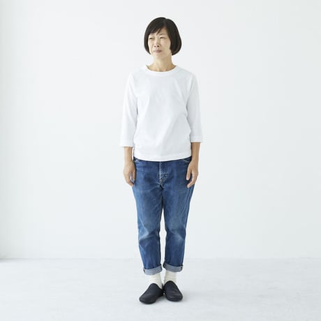 homspun 天竺Tシャツ 七分袖
