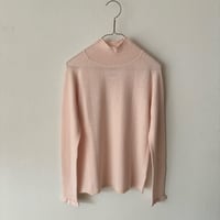 Hands of creation EXTRA FINE MERINO ランダムリブタートルプルオーバー