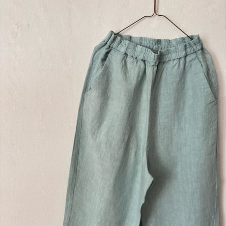 Hands of creation  fanage Linen イージーテーパードパンツ