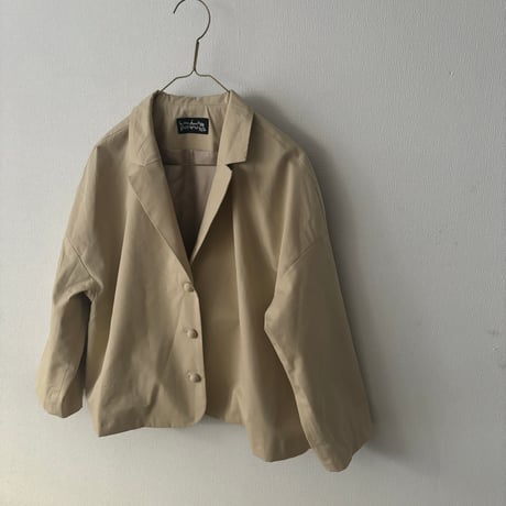 pot and tea  シルクネップテーラード ジャケット