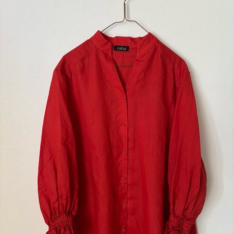 raha ramie製品染め shirts dress