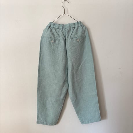 Hands of creation  fanage Linen イージーテーパードパンツ