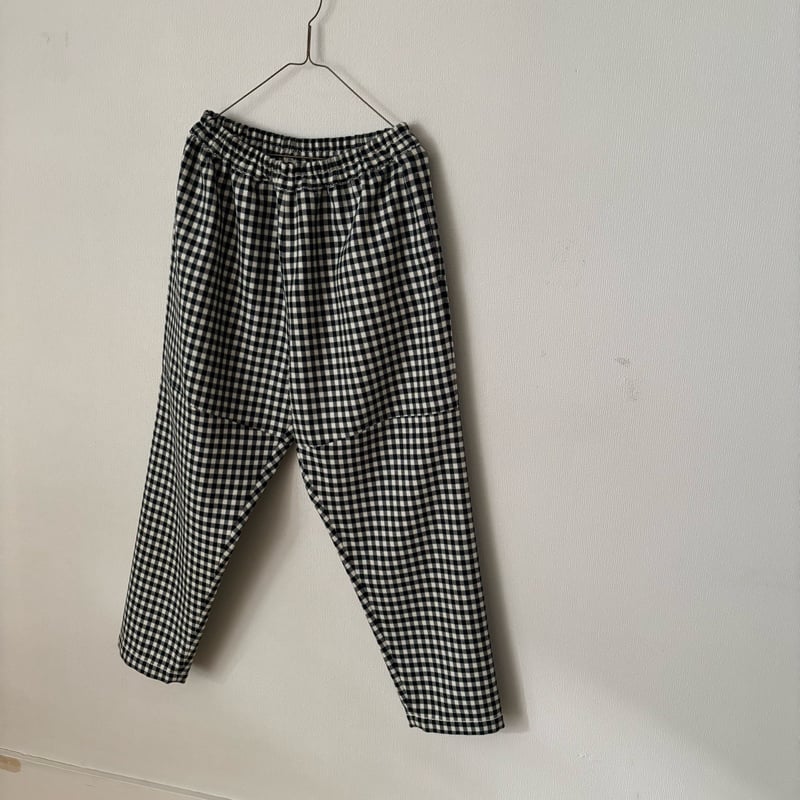 homspun ウールギンガム ギャザーパンツ | itonowa Life ONLINE S