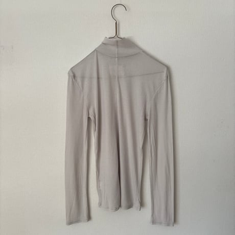 Hands of creation シアーハイツイストフライス ハイネックネックプルオーバー