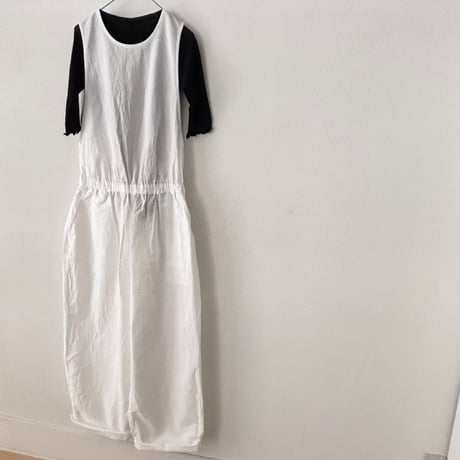 homspun コットンラミーマット オールインワン・ホワイト