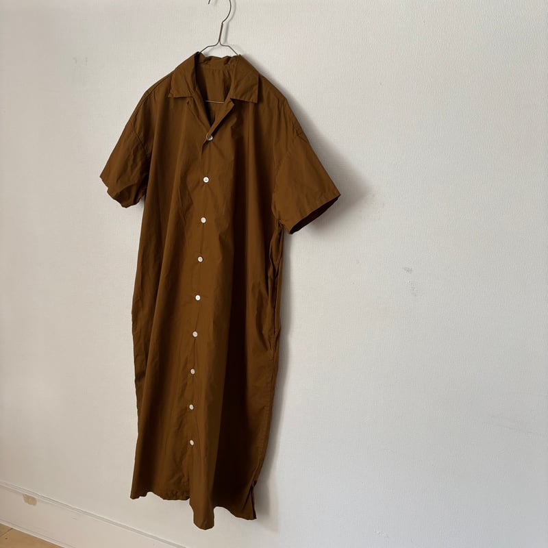 オールドマンズテーラー GARMENT DYE TYPEWRITER OPEN COLLAR