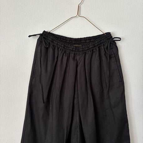 yuni Linen drawstrings パンツ