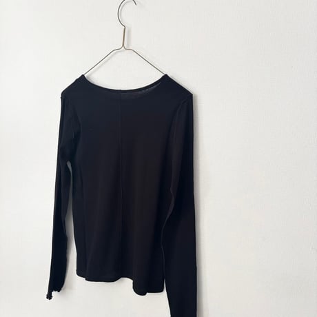 yuni 60/-強撚ストレッチフライス クルーネックプルオーバー