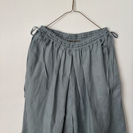 yuni Linen drawstrings パンツ