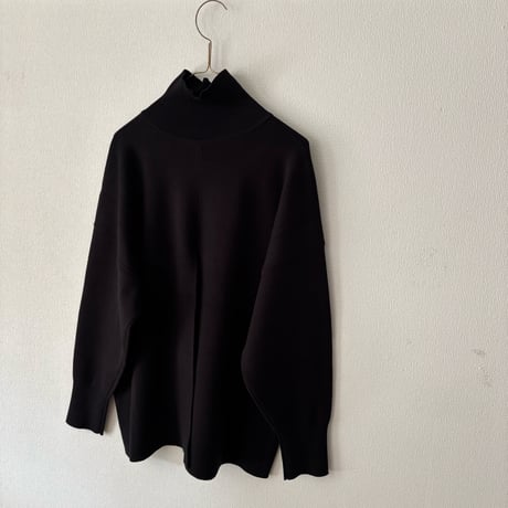 yuni  コットンスムース 2way high neck knit