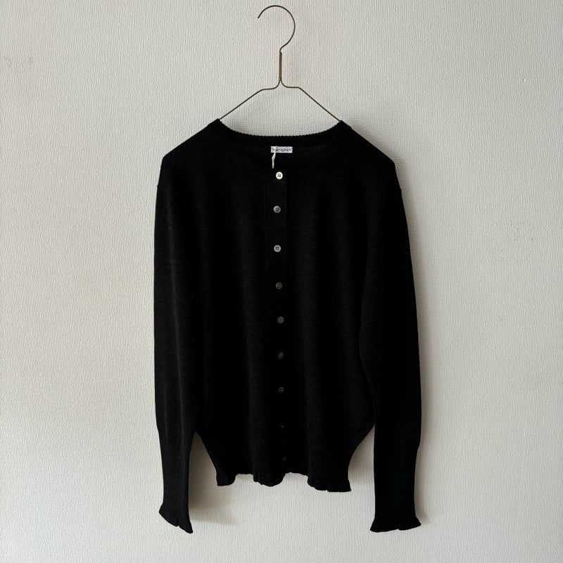 homspun 梳毛12G クルーネックカーディガン | itonowa Life ONLIN