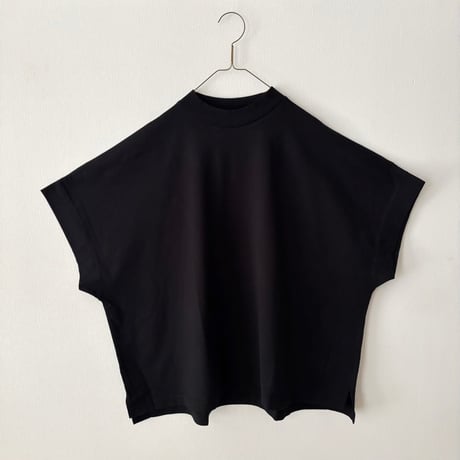 TISSU  クラッシック天竺 モックネックドルマンTシャツ