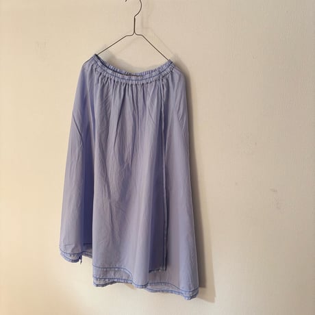 homspun  80/1 無地ラップフレアスカート
