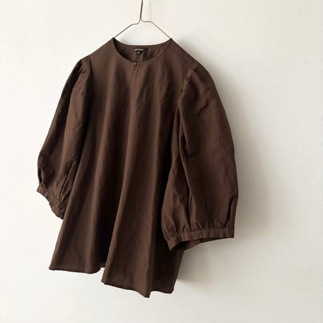 オールドマンズテーラー COTTON LINEN SILK WASHER BOLERO・Brown