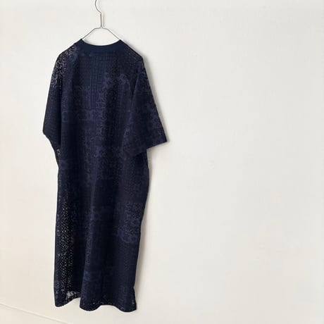 TISSU パッチワークレース スリットワンピース