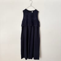 TISSU パッチワークレース コンボワンピース