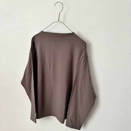 atelier naruse cotton high neck cut&sew(long sleeve)