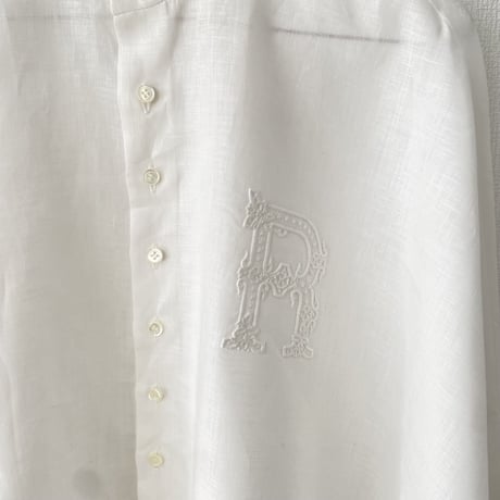 オールドマンズテーラー  EMBROIDERY BUGGY SHIRT