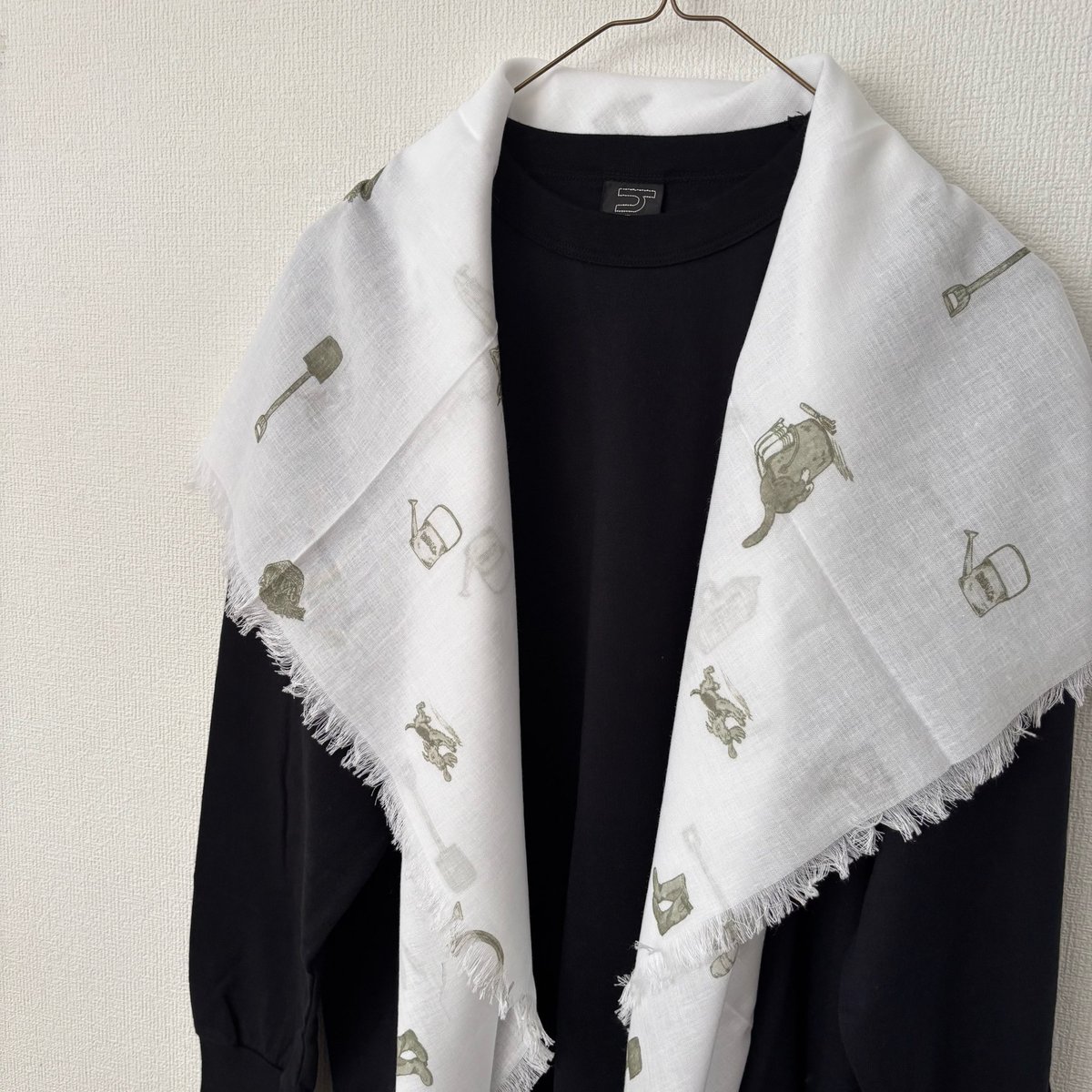 R&D.M.Co-☆GREAT GREEN THUMB GAUZE SHAWL GREAT GREEN THUMB GAUZE SHAWL | R&D.M.CO- - CHANTILLY-2F