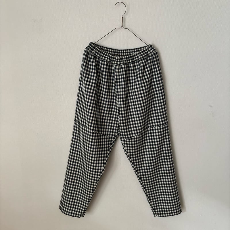 homspun ウールギンガム ギャザーパンツ | itonowa Life ONLINE S