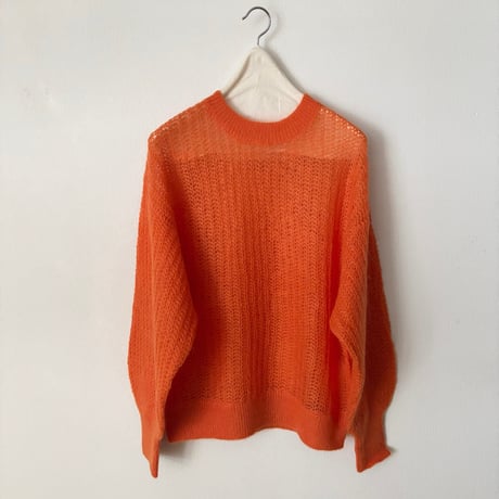 yuni wool Mohair Nylon loose プルオーバー
