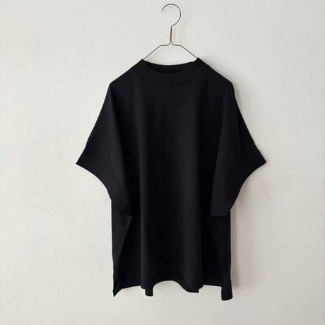 TISSU  クラッシック天竺 モックネックドルマンTシャツ