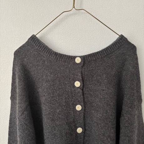 Hands of creation  LINEN WOOL 7G 2wayカーディガン