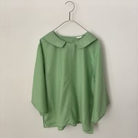 koton コットンシルクフラットカラーブラウス