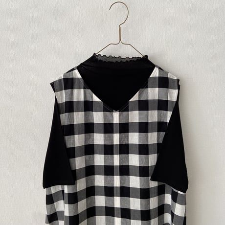 yuni 60/-強撚ストレッチフライス ハイネック 5分袖プルオーバー