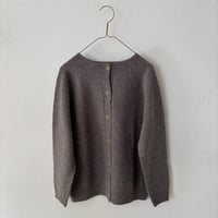 Hands of creation  ウールカシミヤ 7G求心 2way カーディガン