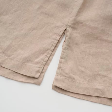 FOG LINEN WORK itonowa Life別注   フラットセーラーカラーブラウス・ベージュ