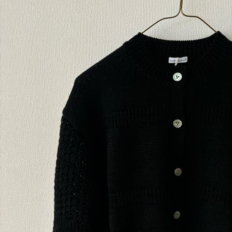 homspun  タック編みカーディガン