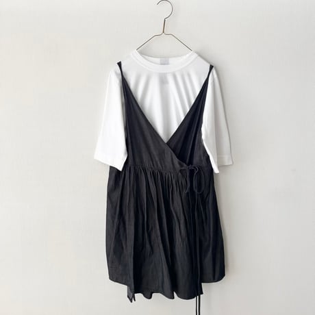 yuni レーヨンコットン soft denim cachecoeur buster blouse