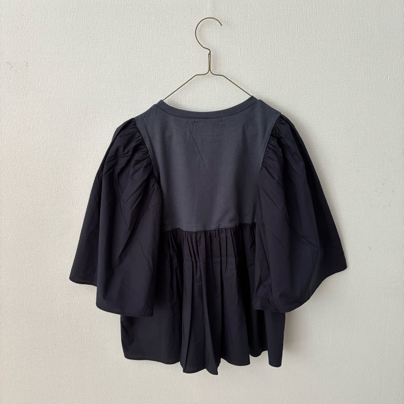 Reminiscence ギャバジンシャツ ブラック EQW86ACwLG4X.jpg?width=768