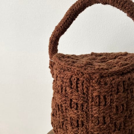 オールドマンズテーラー WILD BERRY FIELD HAND KNIT BASCKET・数量限定